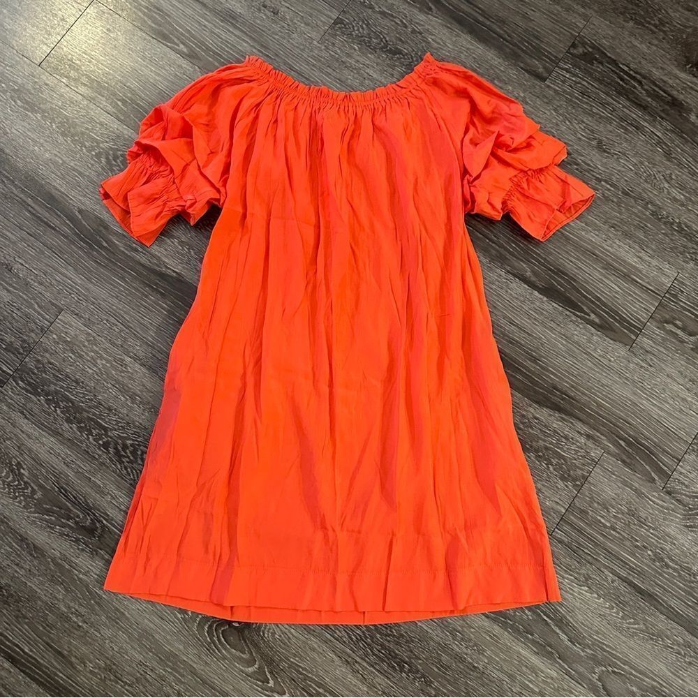 Mersea Tulum Ruffle Sleeve Dress Sunset - Picture 6 of 6